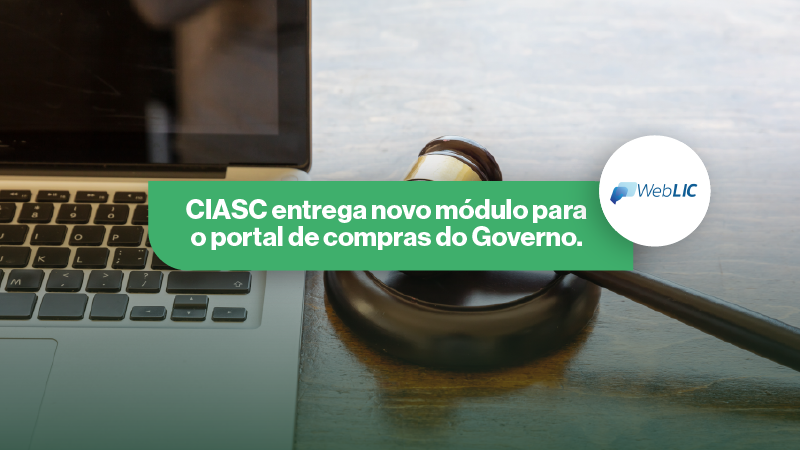 CIASC entrega novo módulo de dispensa de licitação no Portal de Compras do Governo