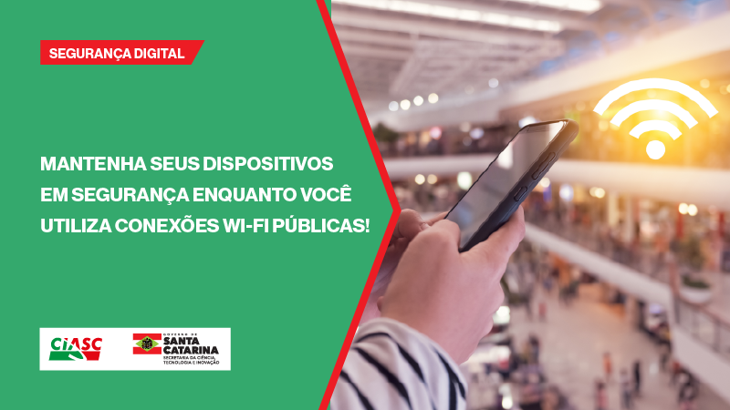 Mantenha seus dispositivos em segurança enquanto você utiliza conexões Wi-Fi públicas!