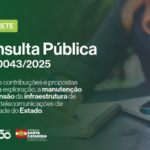 CIASC abre Consulta Pública sobre a expansão da infraestrutura de redes do Estado